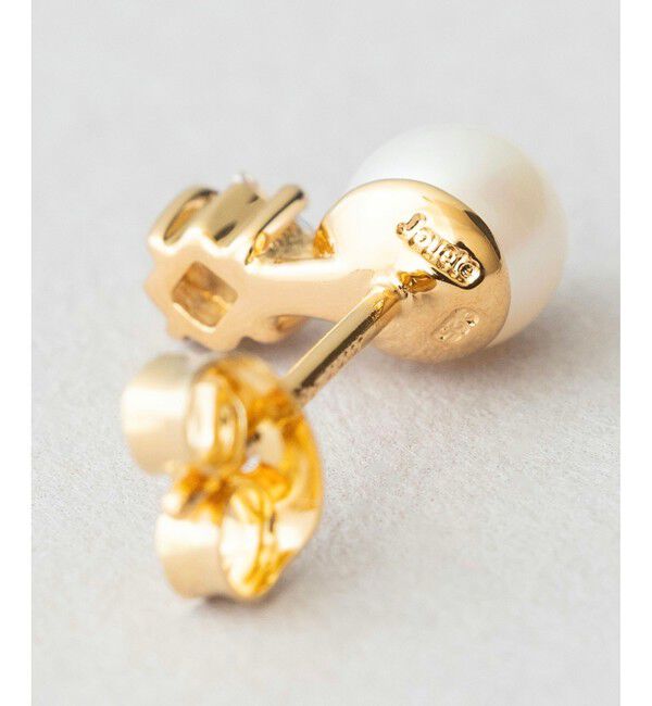 Jouete「ジルコニア&times;パール チュージング ピアス」|ピアス|