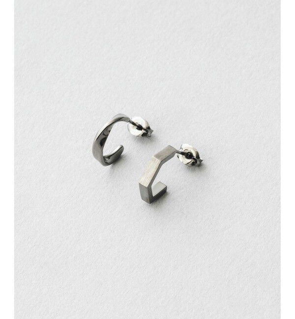 Jouete「【WEB限定カラー】チュージング ピアス」|ピアス|ブラック系その他