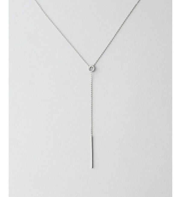 Jouete「[ステートメント] ネックレス ラリエット」|ネックレス|プラチナム