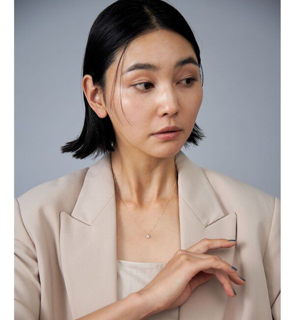 Jouete「[オパール] K10YG ネックレス スクエア」|ネックレス|