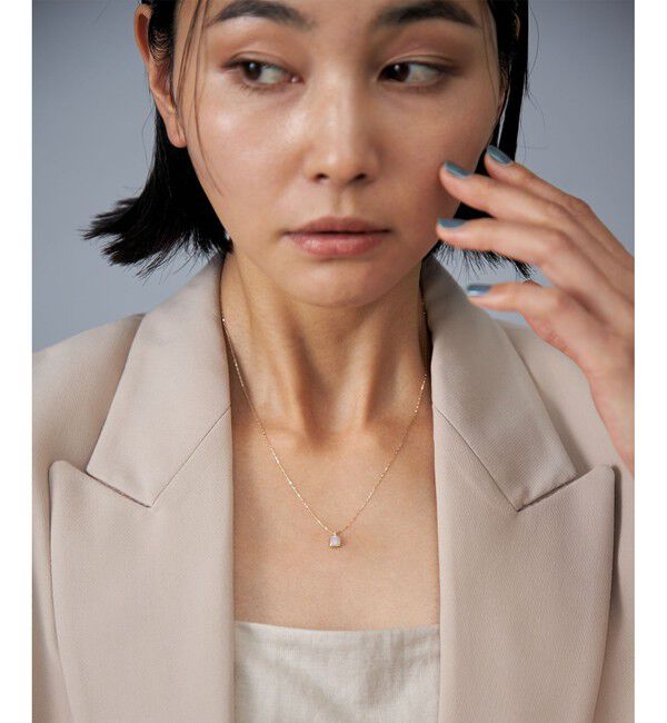 Jouete「[オパール] K10YG ネックレス スクエア」|ネックレス|