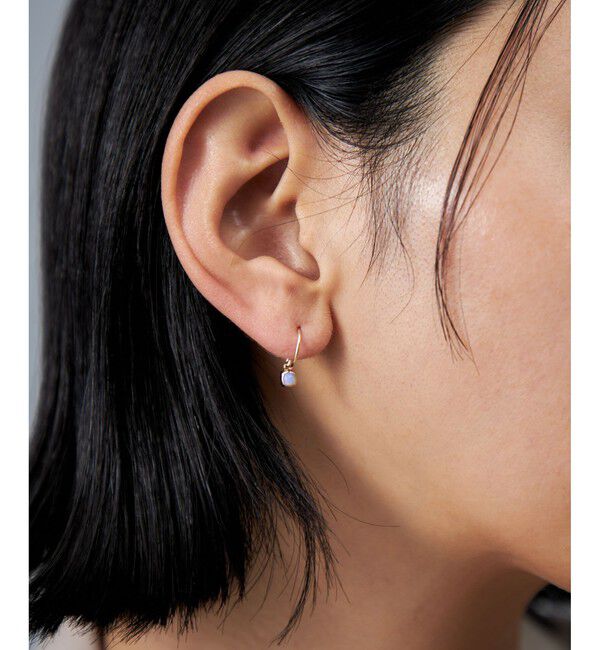 Jouete「[オパール] K10YG ピアス スクエア」|ピアス|