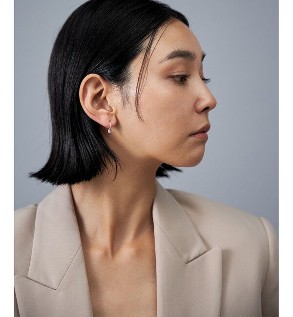 Jouete「[オパール] K10YG ピアス スクエア」|ピアス|