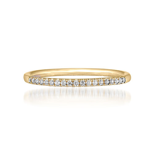 STAR JEWELRY「HALF ETERNITY RING」|リング|イエローゴールド