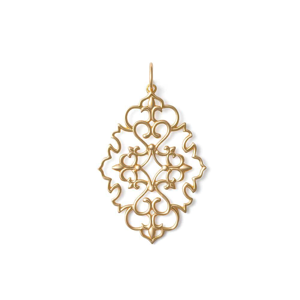 agete「K10チャーム」|その他|イエロー