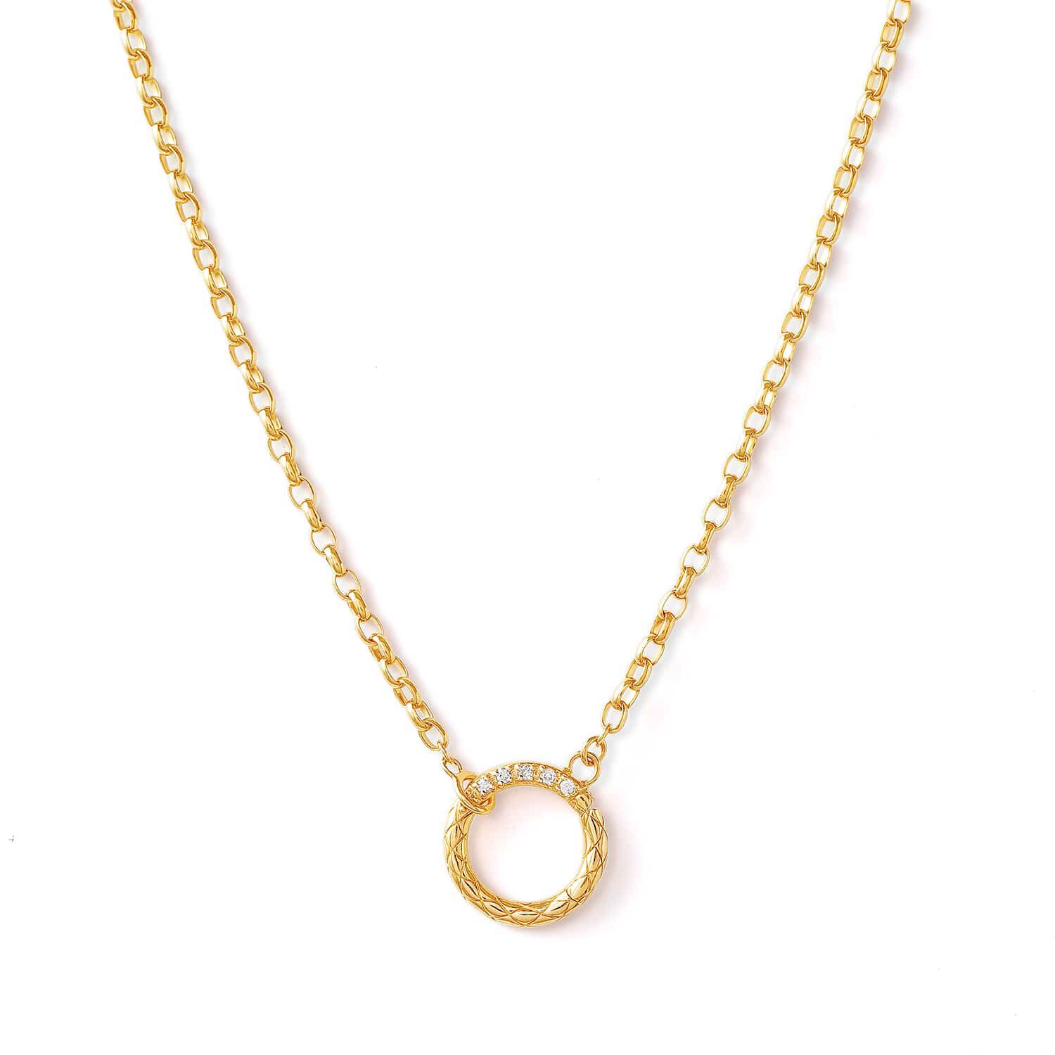 agete「K10ネックレス」|ネックレス|