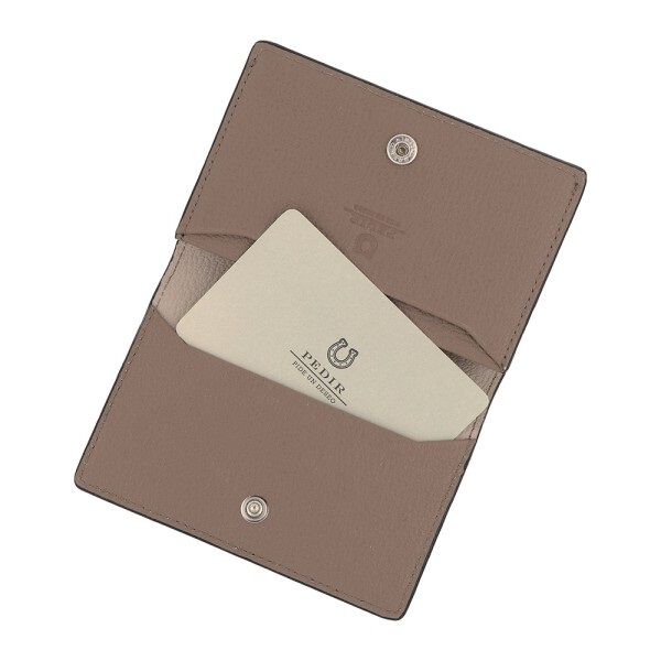 PEDIR「PEDIR(ペディール) ディアシュリンク 本革 ネームカードケース」|名刺入れ・カードケース|