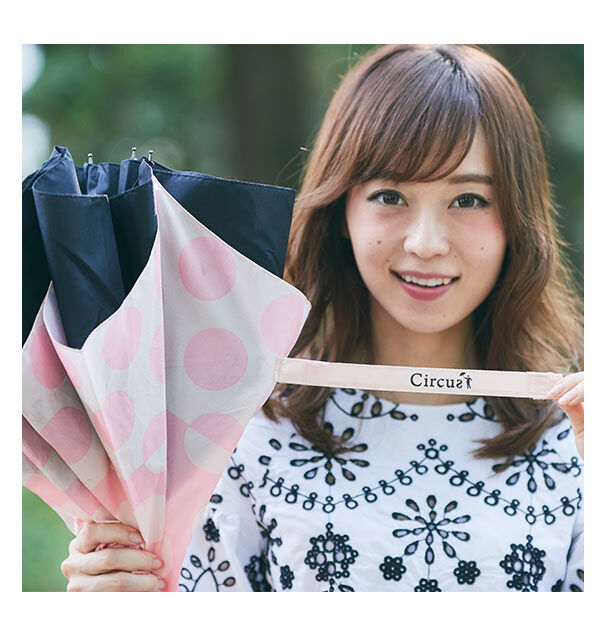 BACKYARD FAMILY「2重傘 逆さ傘 長傘 circus サーカス 通販 レディース メンズ 逆さま傘 逆向き」|傘|