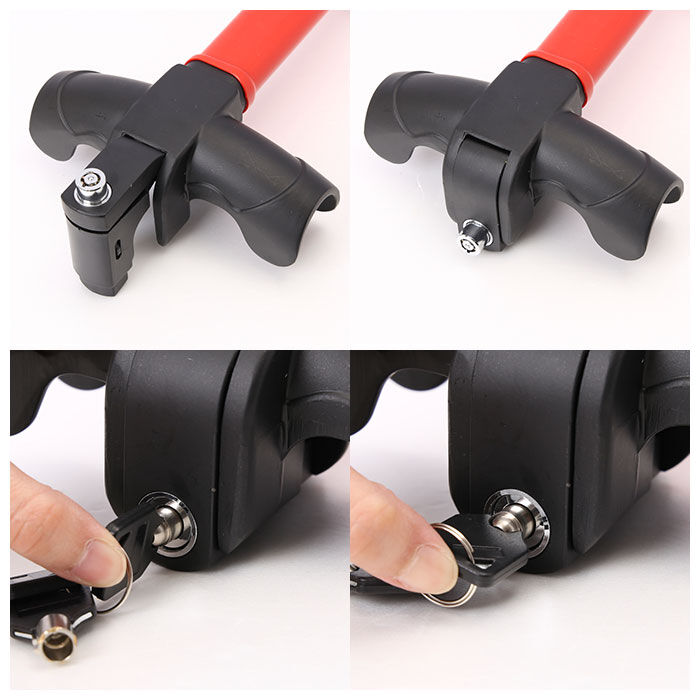 BACKYARD FAMILY「ハンドルロック 車 通販 盗難防止 車両盗難 対策 T型 T型ロック方式 ステアリング」|その他|