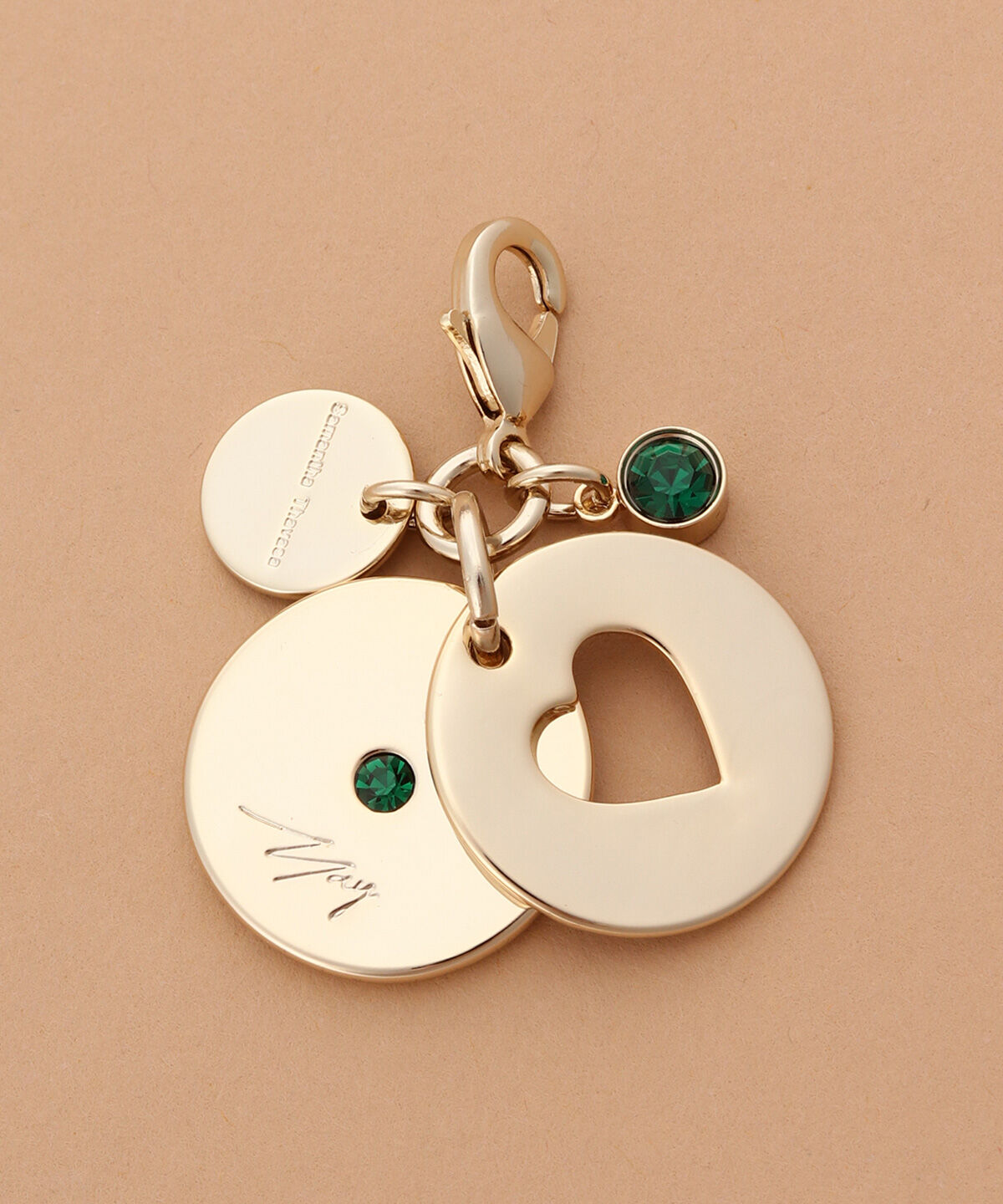 Samantha Thavasa「バースデーストーンカラービジューファスナーチャーム（5月）」|チャーム・キーホルダー|