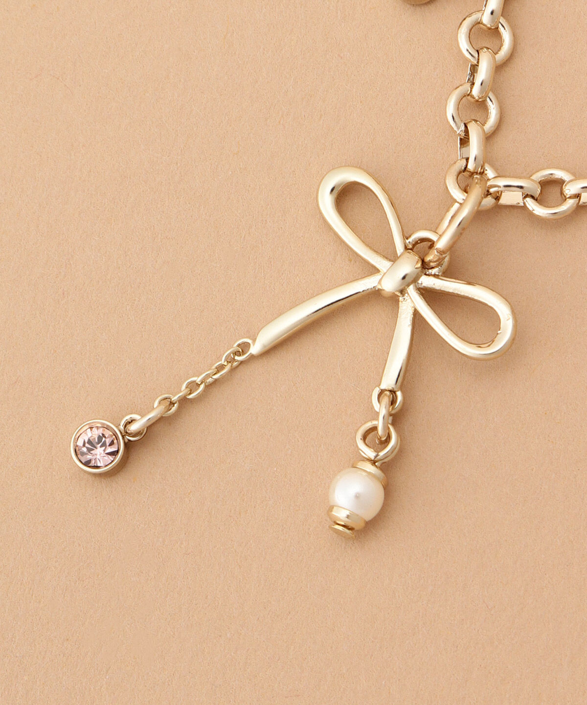 Samantha Thavasa「ゴールドリボンバッグチャーム」|チャーム・キーホルダー|