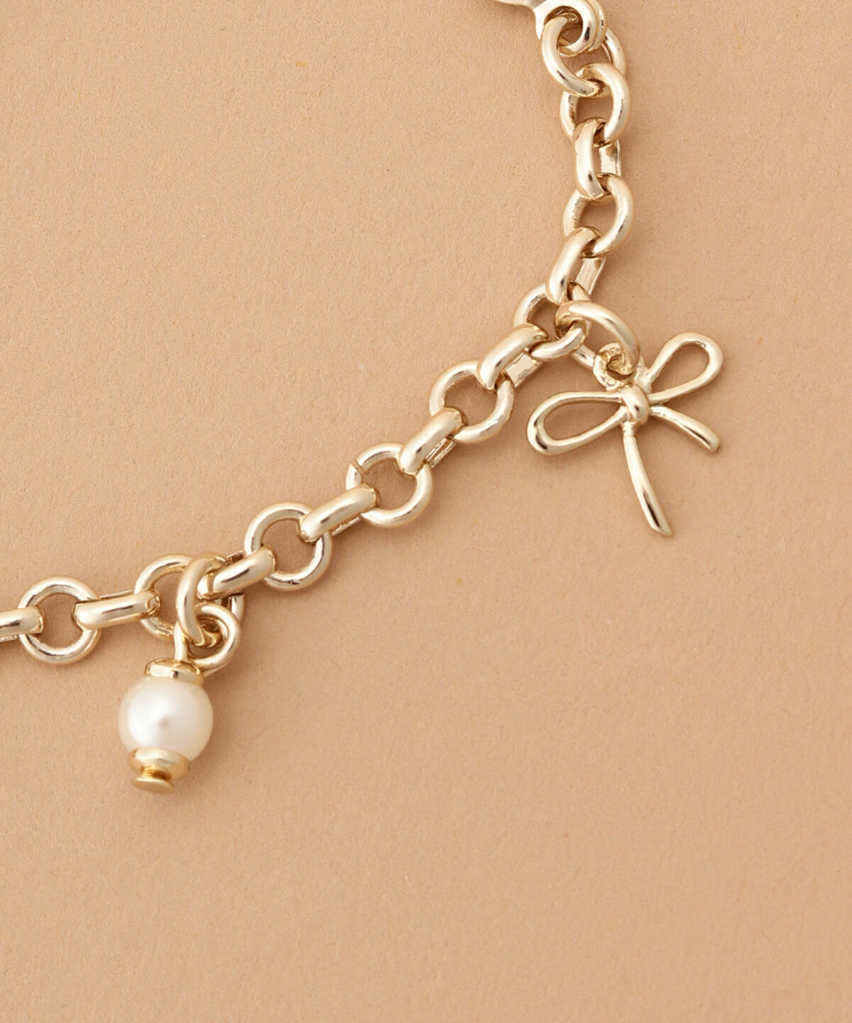 Samantha Thavasa「ゴールドリボンバッグチャーム」|チャーム・キーホルダー|