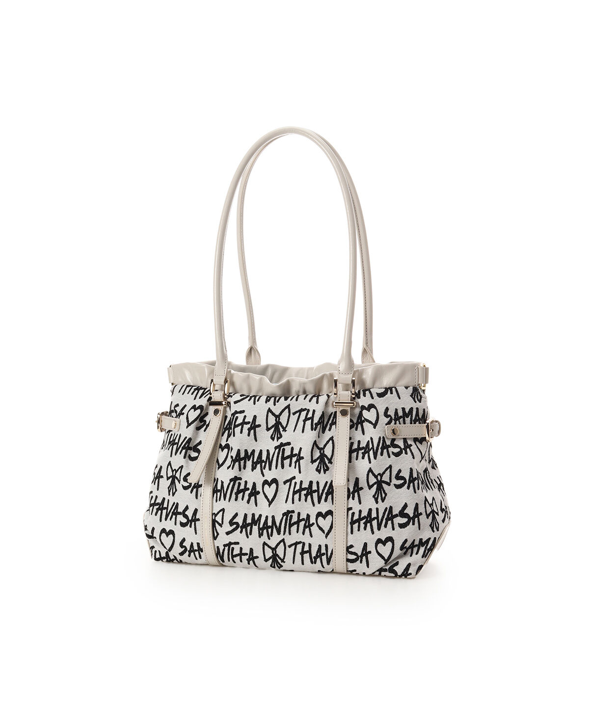Samantha Thavasa「スクリッタ柄 サマンサ ルプリュ・ミニョン トートバッグ[Revival Collection]」|トートバッグ|