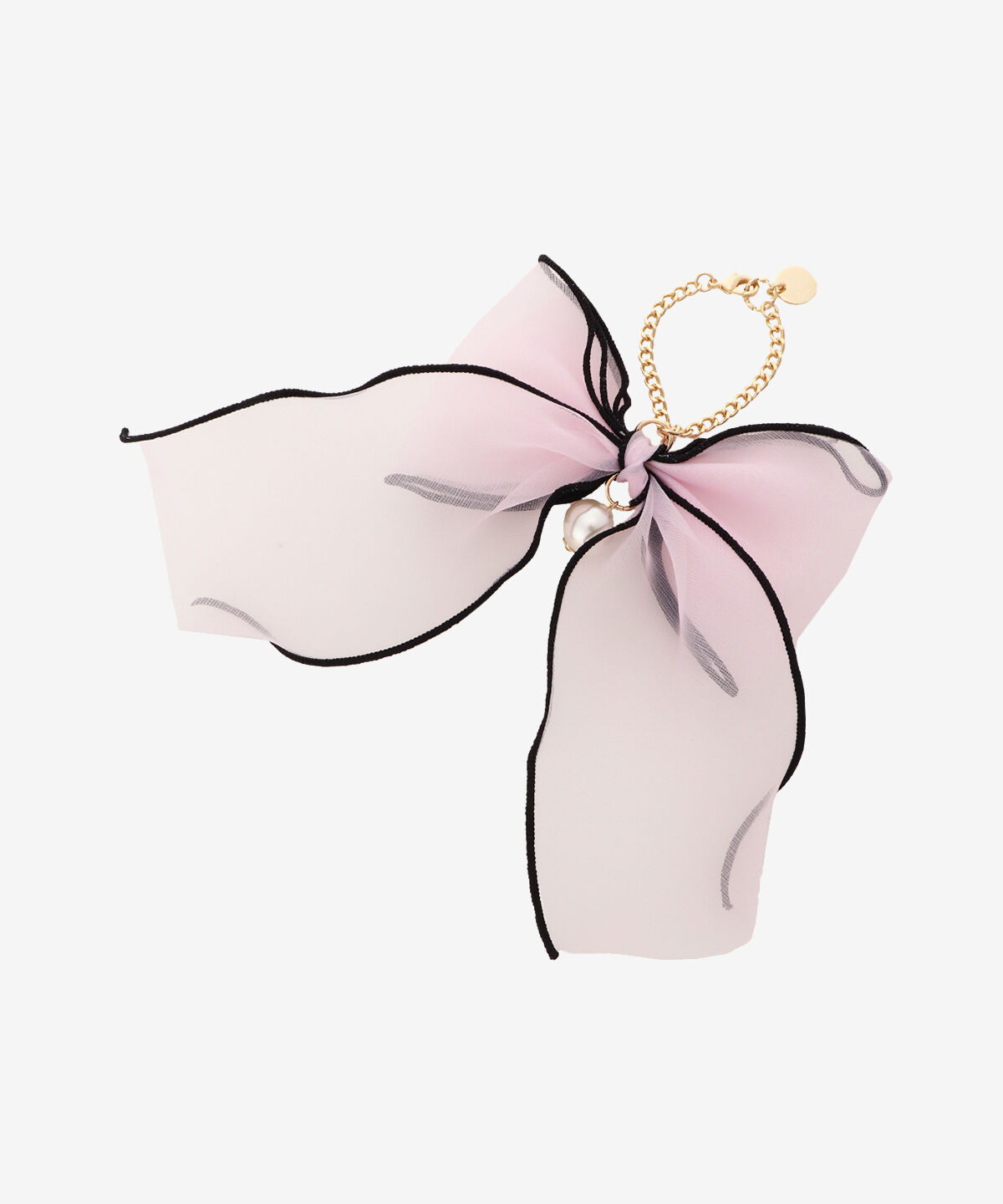 Samantha Vega「オーガンジーリボンチャーム（ブラック）」|チャーム・キーホルダー|