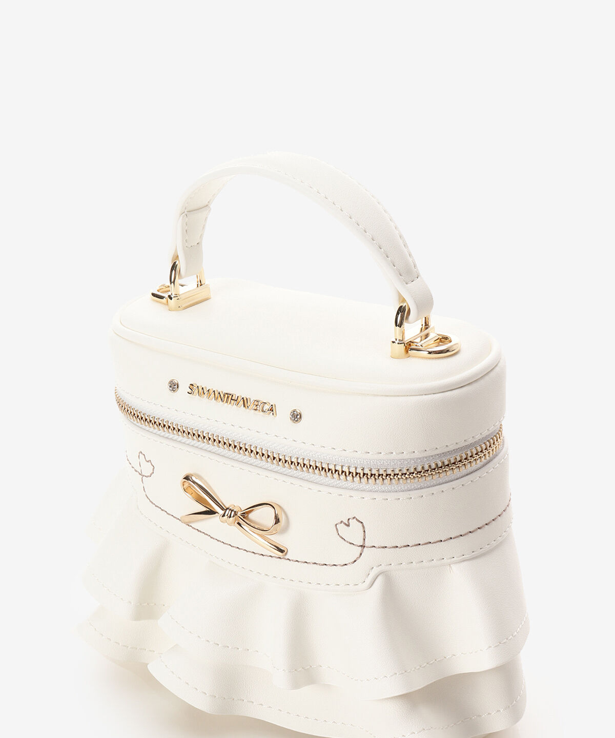 Samantha Vega「フリルリボンバニティーバッグ」|ショルダー・メッセンジャー|