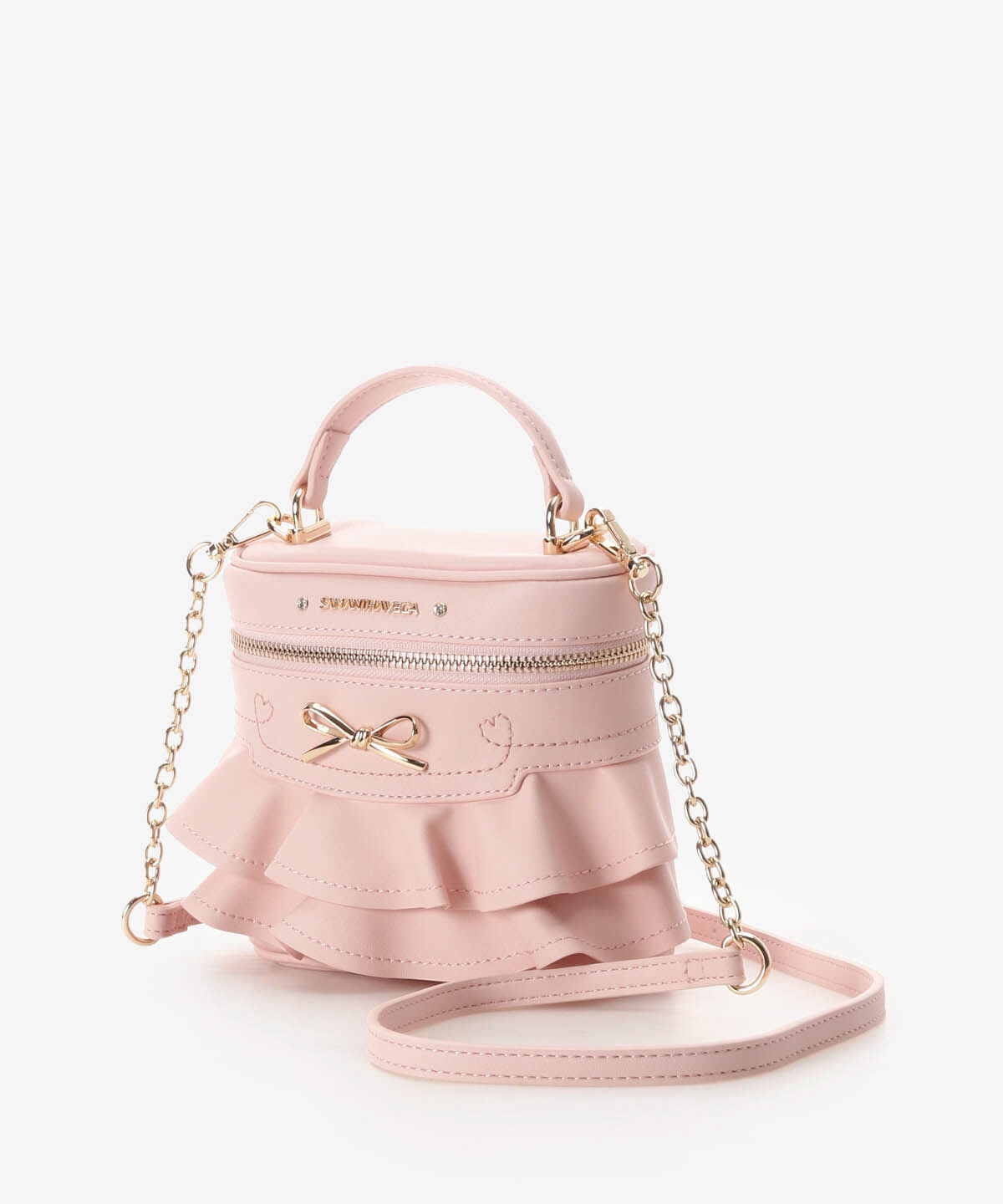 Samantha Vega「フリルリボンバニティーバッグ」|ショルダー・メッセンジャー|