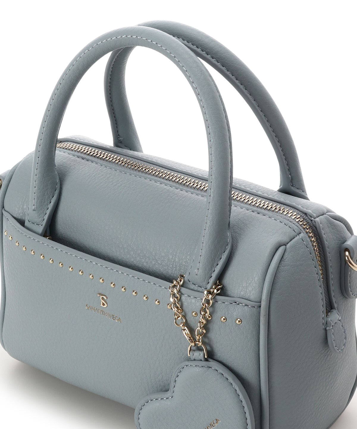 Samantha Vega「スタンダードキュートスタッズミニボストンバッグ」|ショルダー・メッセンジャー|