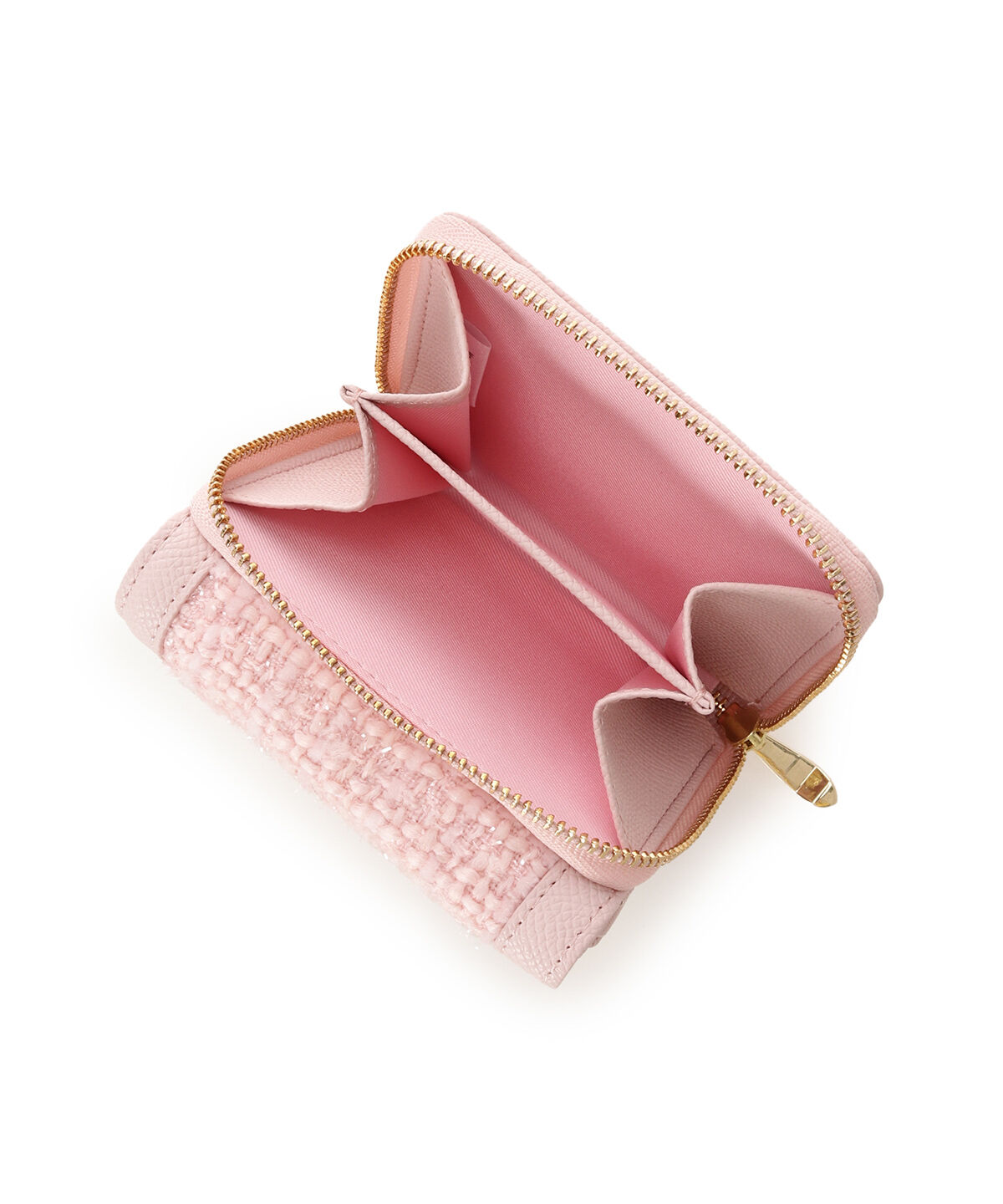 Samantha Vega「ツイードダイヤカット折財布」|財布|