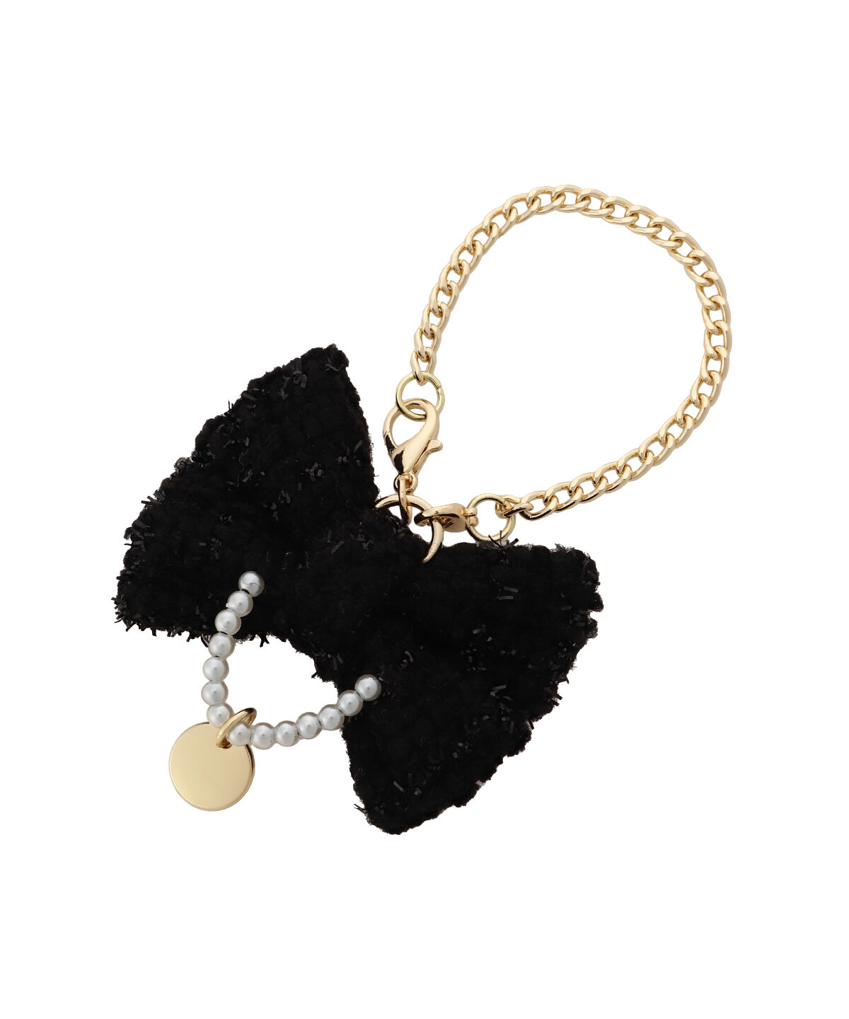 Samantha Vega「パールラメツイード2WAYチャーム」|チャーム・キーホルダー|