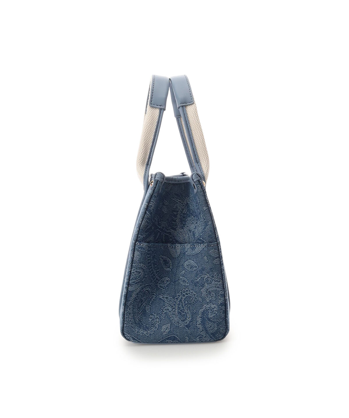 Samantha Vega「ロゴテープジャガード調トートバッグ（小）」|ハンドバッグ|