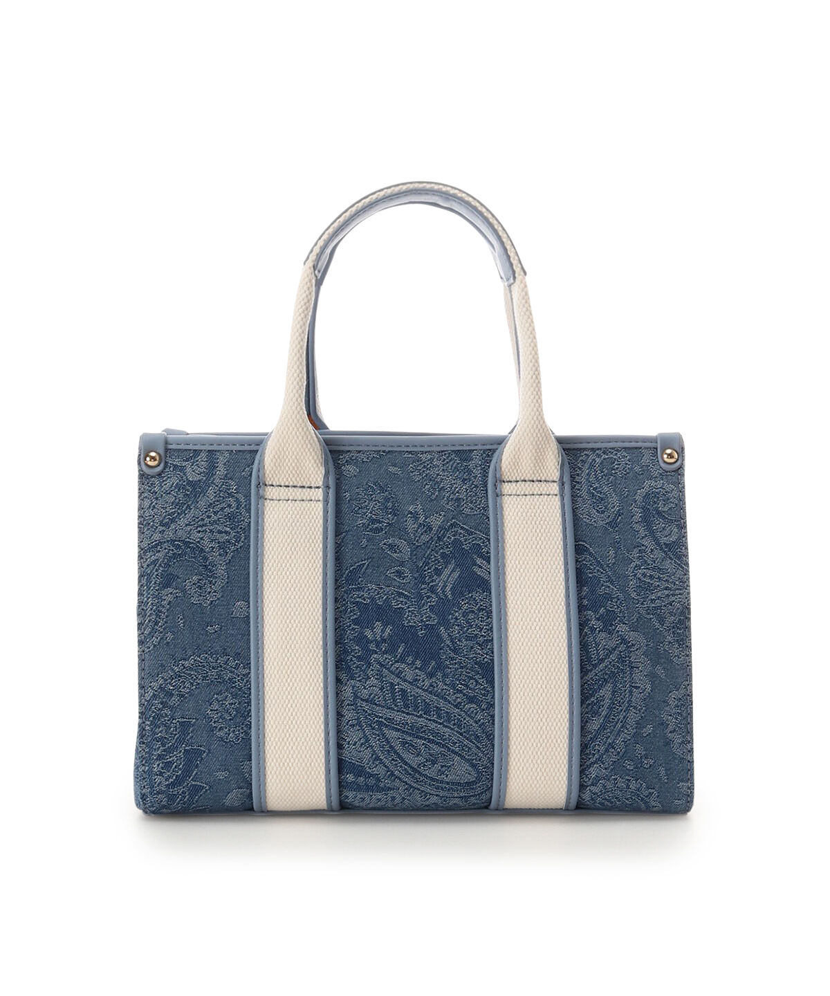 Samantha Vega「ロゴテープジャガード調トートバッグ（小）」|ハンドバッグ|