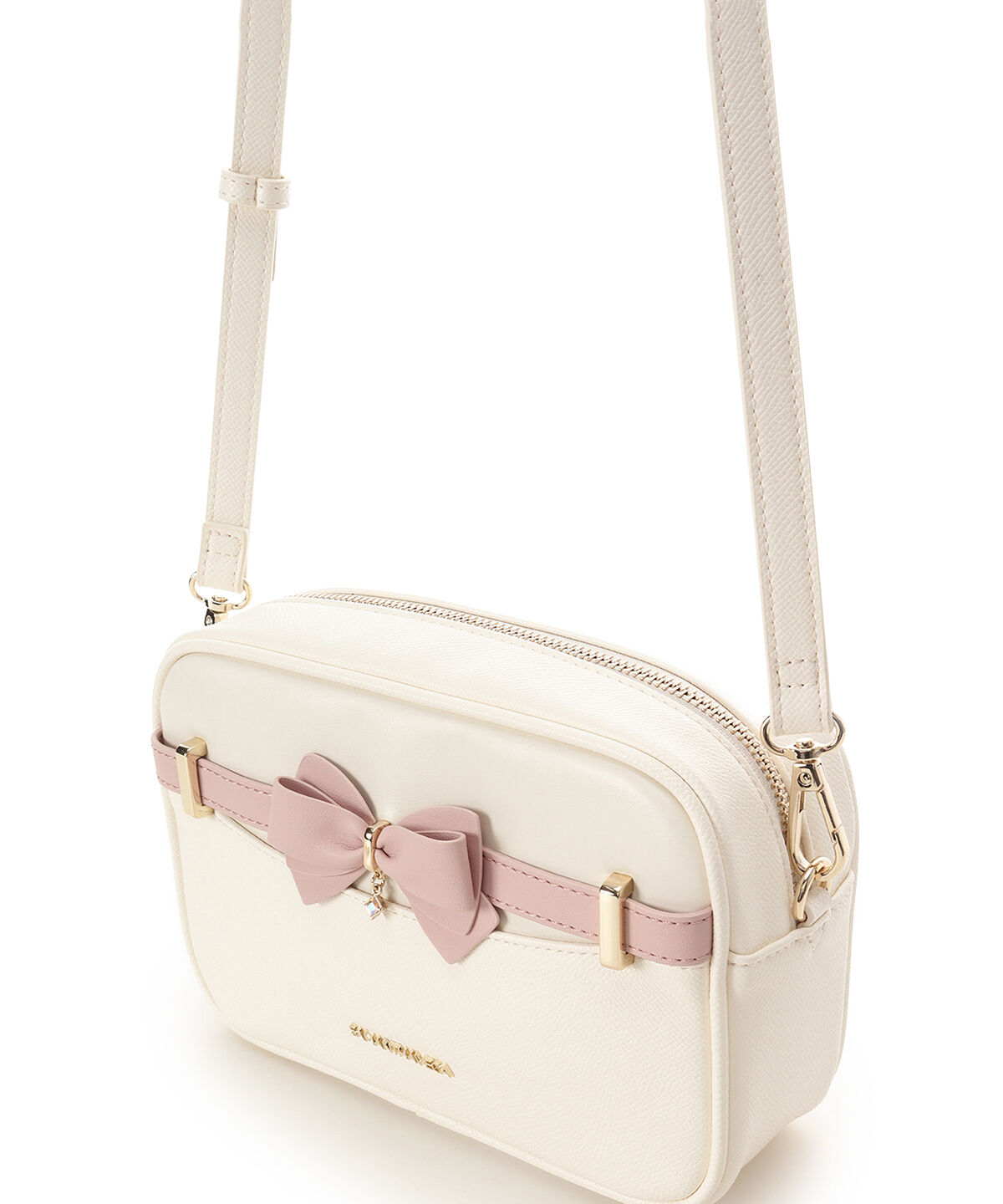 Samantha Vega「バイカラーアクセントリボンミニショルダーバッグ」|ショルダー・メッセンジャー|