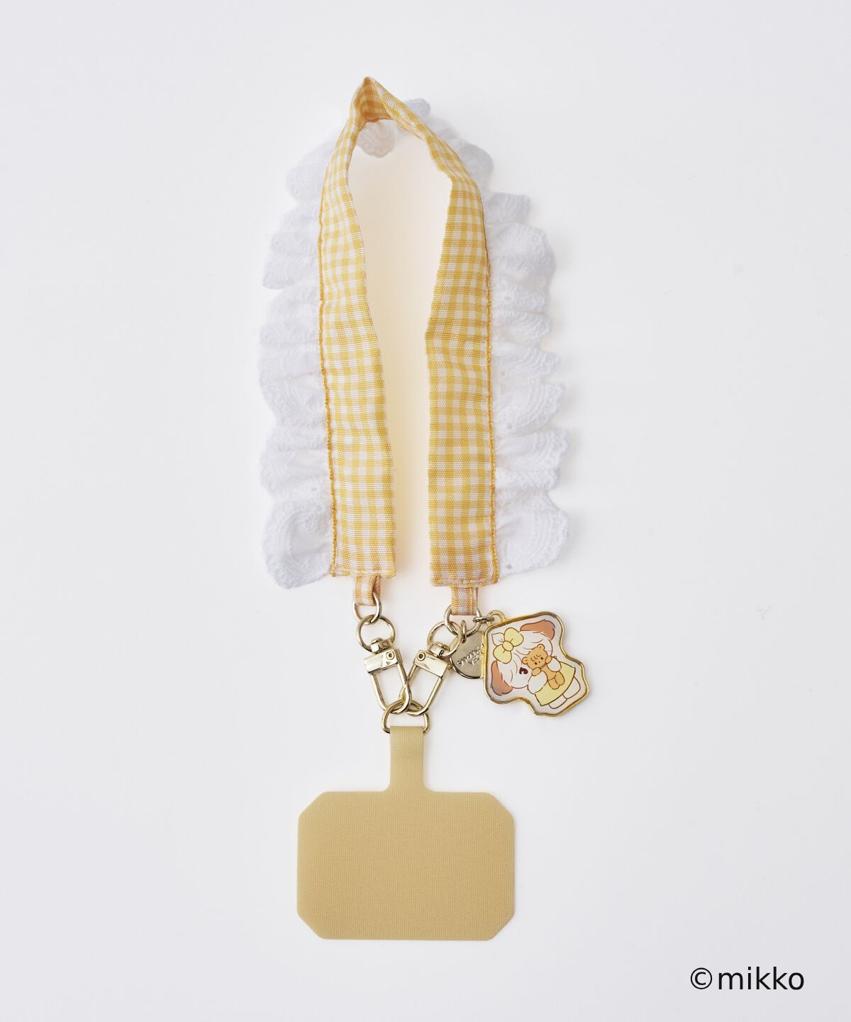 Samantha Vega「Lil ala mode&times;SAMANTHAVEGAコレクション 2WAY バッグチャーム」|モバイルケース|イエロー