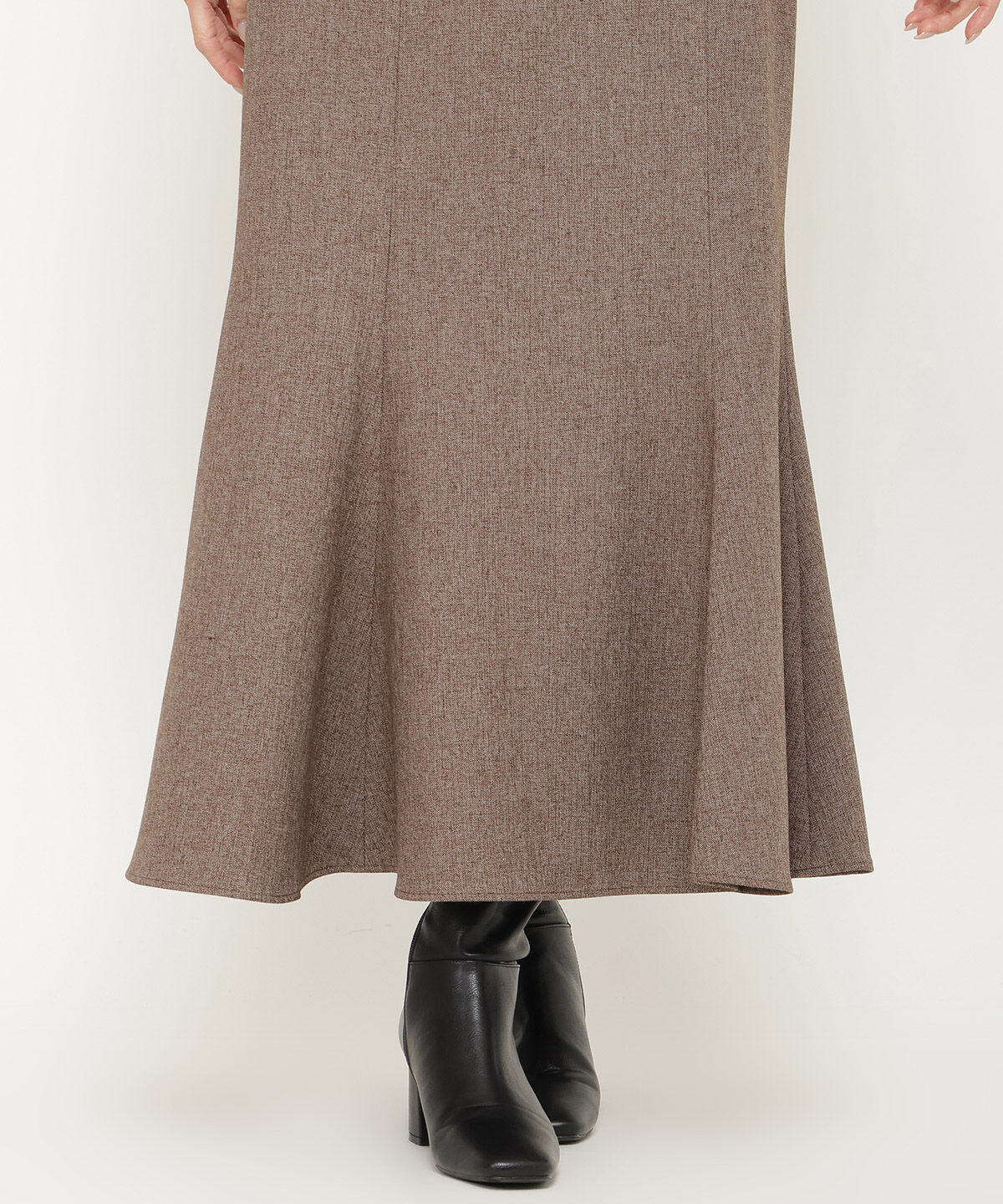 アンドクチュール「ベルト付きパイピングマーメイドスカート」|スカート|