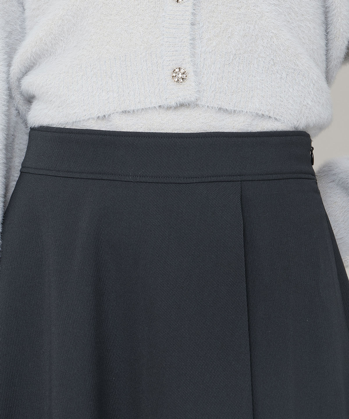 アンドクチュール「コルセットベルトフレアスカート」|フレア|