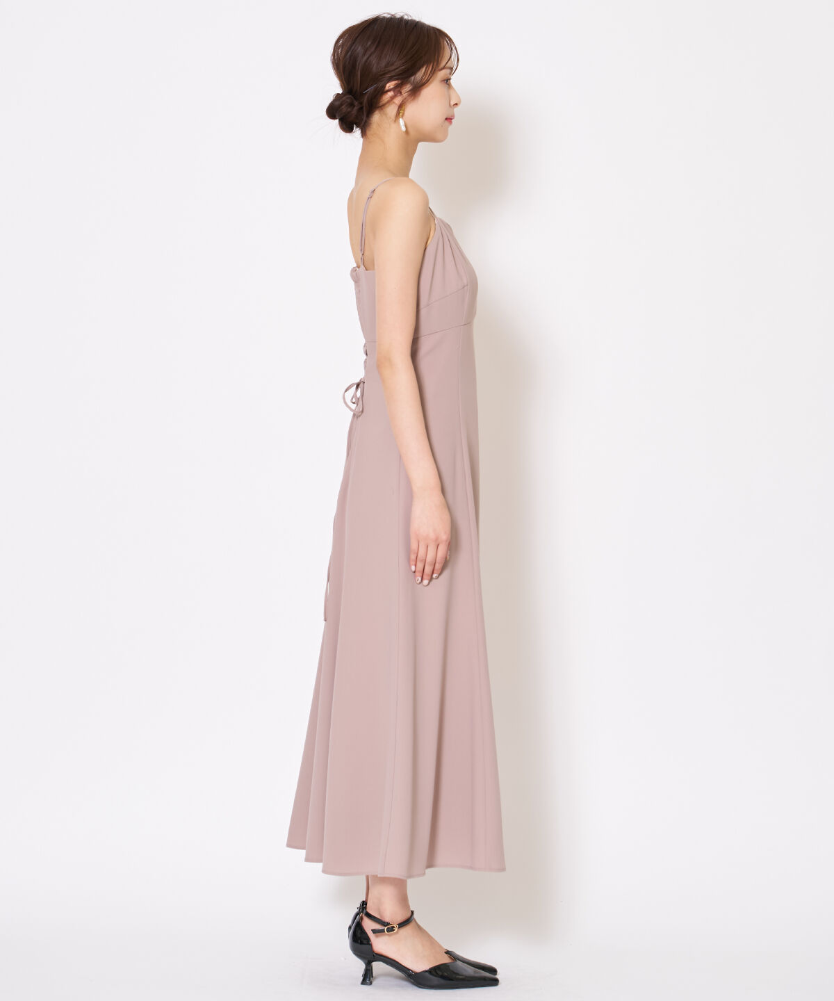 アンドクチュール「サテントリミングブラウス&times;ドレス」|ドレス|