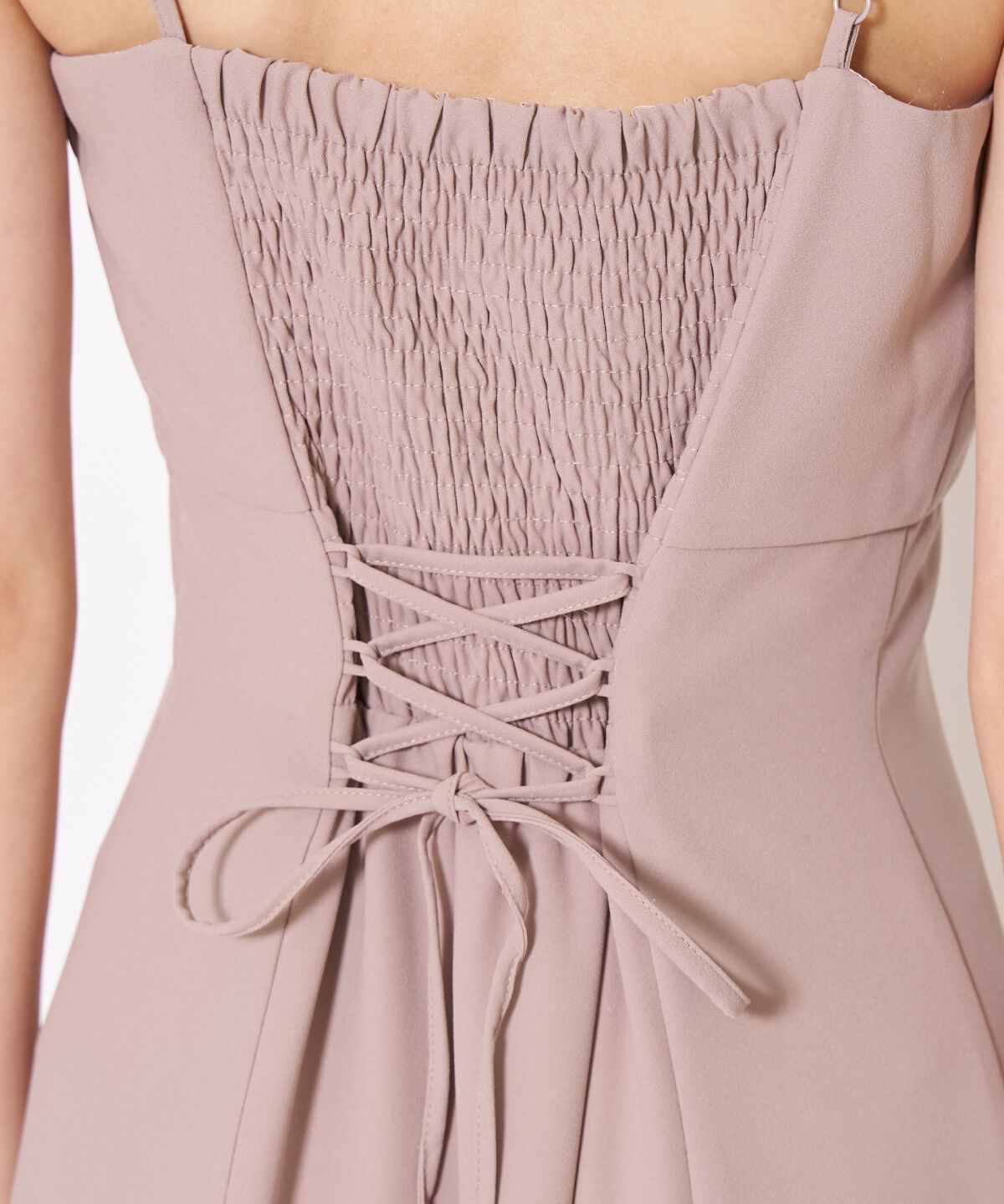 アンドクチュール「サテントリミングブラウス&times;ドレス」|ドレス|