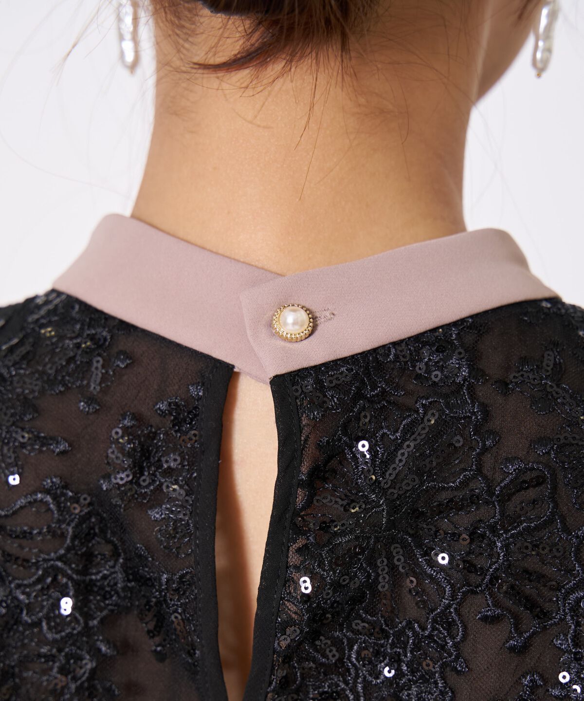 アンドクチュール「サテントリミングブラウス&times;ドレス」|ドレス|