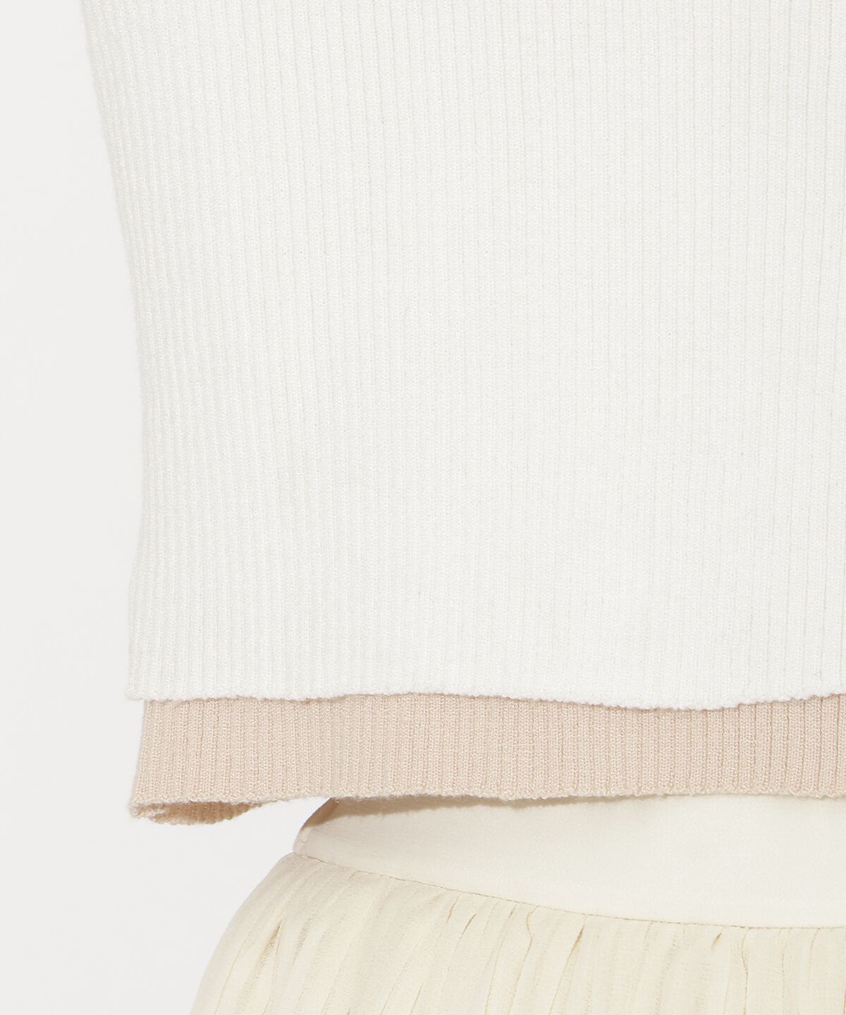 アンドクチュール「襟付きレイヤード風カーディガン」|カーディガン|