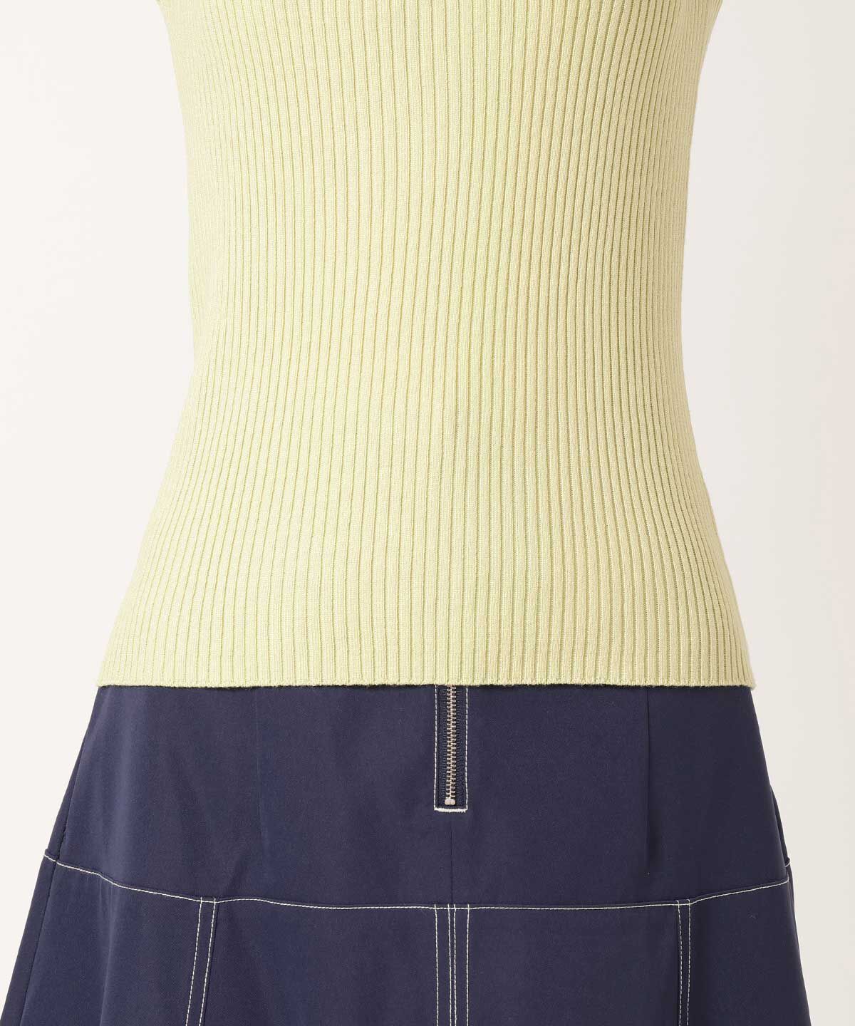 REDYAZEL「ラインフレンチスリーブニットプルオーバー」|ニット・セーター|