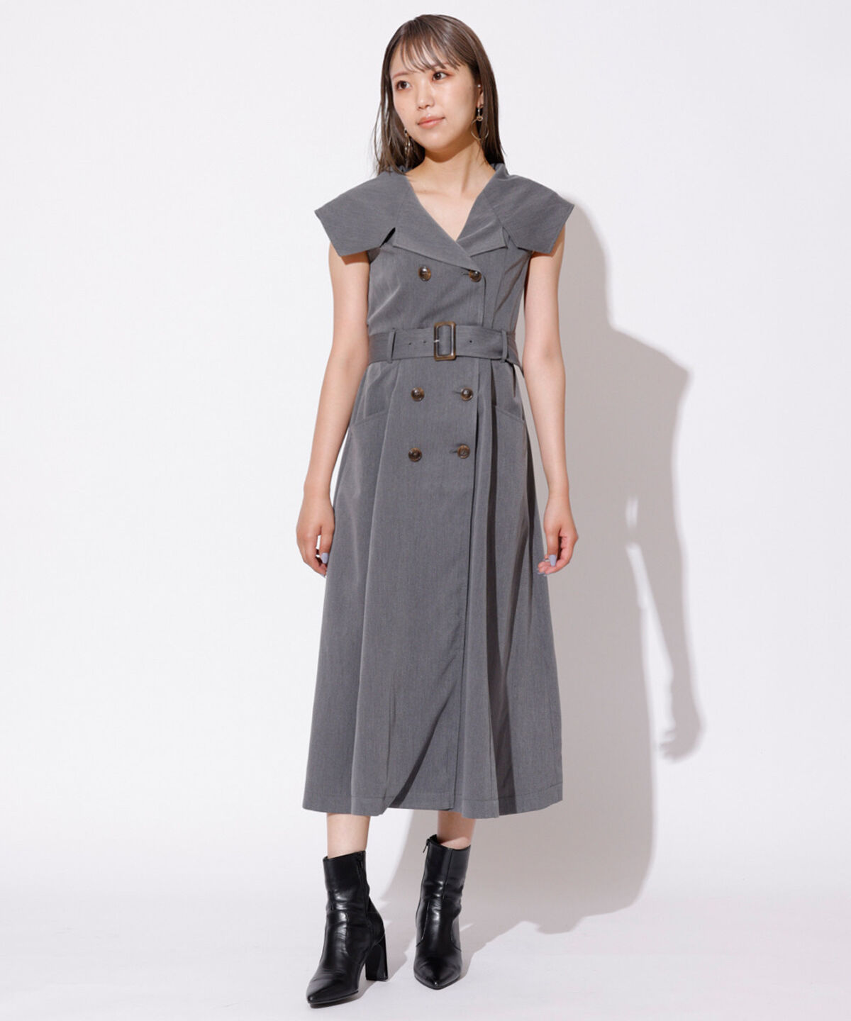 REDYAZEL「ノースリーブフレアワンピース」|ワンピース|