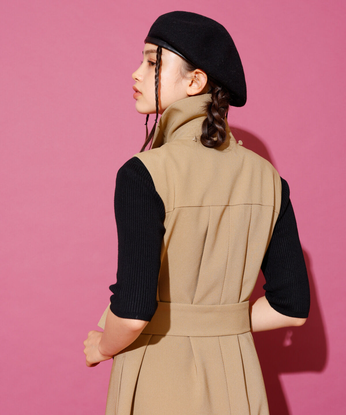 REDYAZEL「2WAYダブルロングコート」|ステンカラーコート|