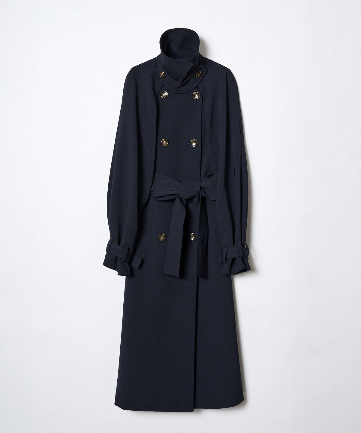 REDYAZEL「2WAYダブルロングコート」|ステンカラーコート|