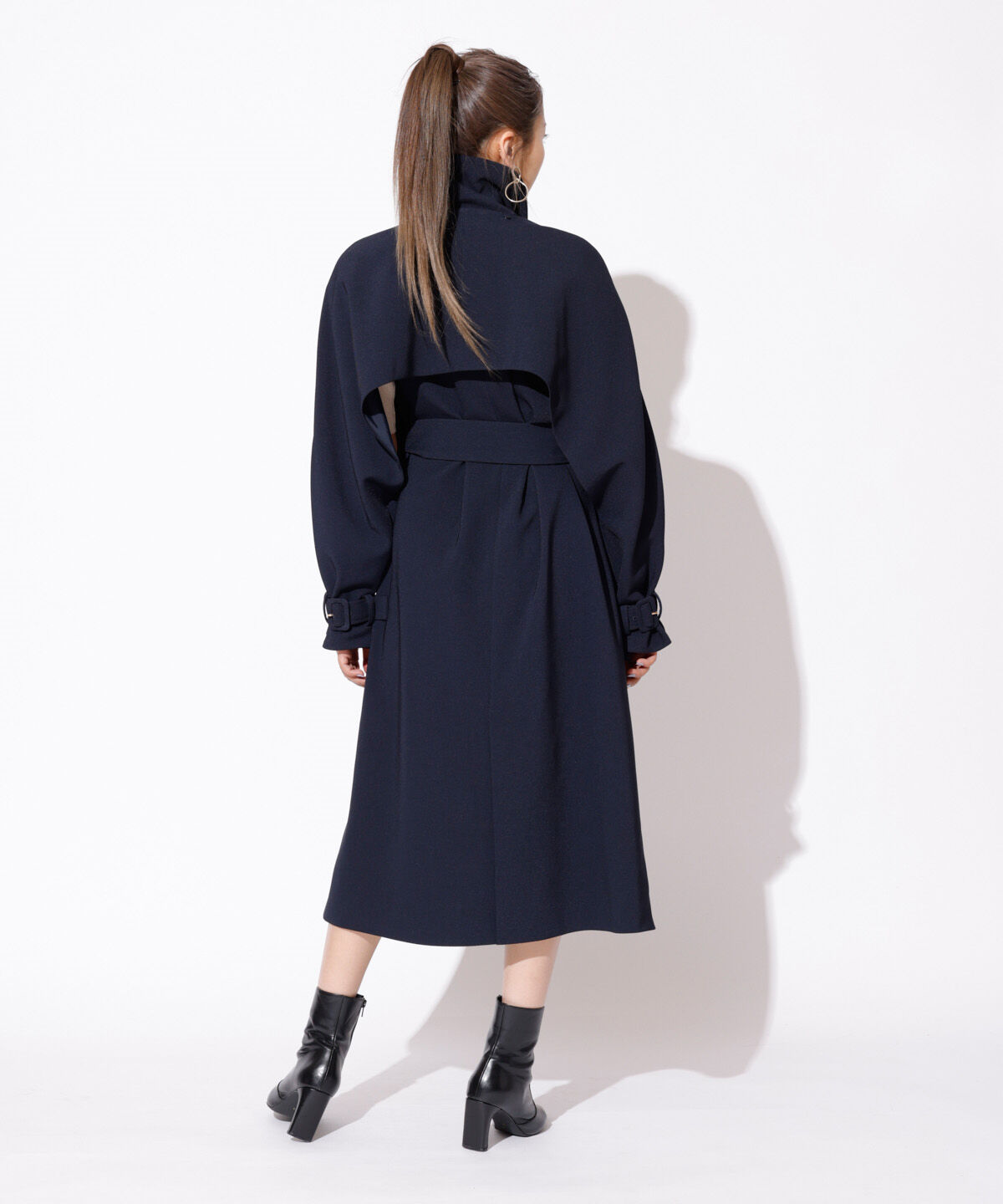 REDYAZEL「2WAYダブルロングコート」|ステンカラーコート|