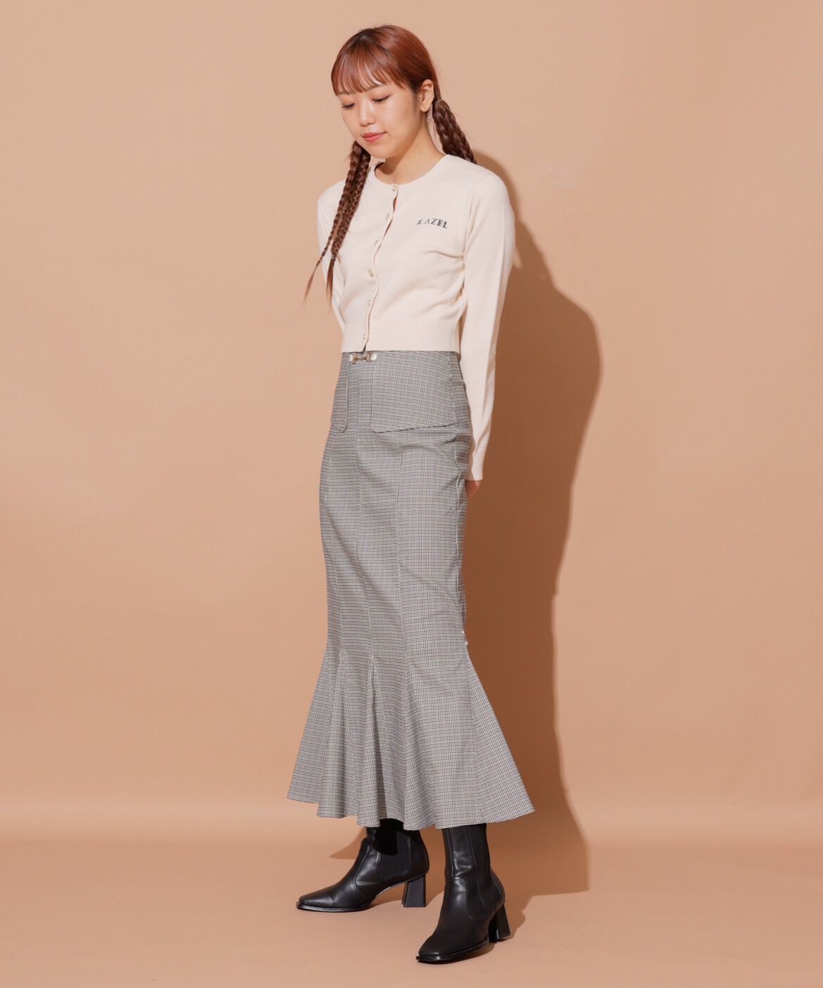 REDYAZEL「ビット付きマーメイドスカート」|タイト|