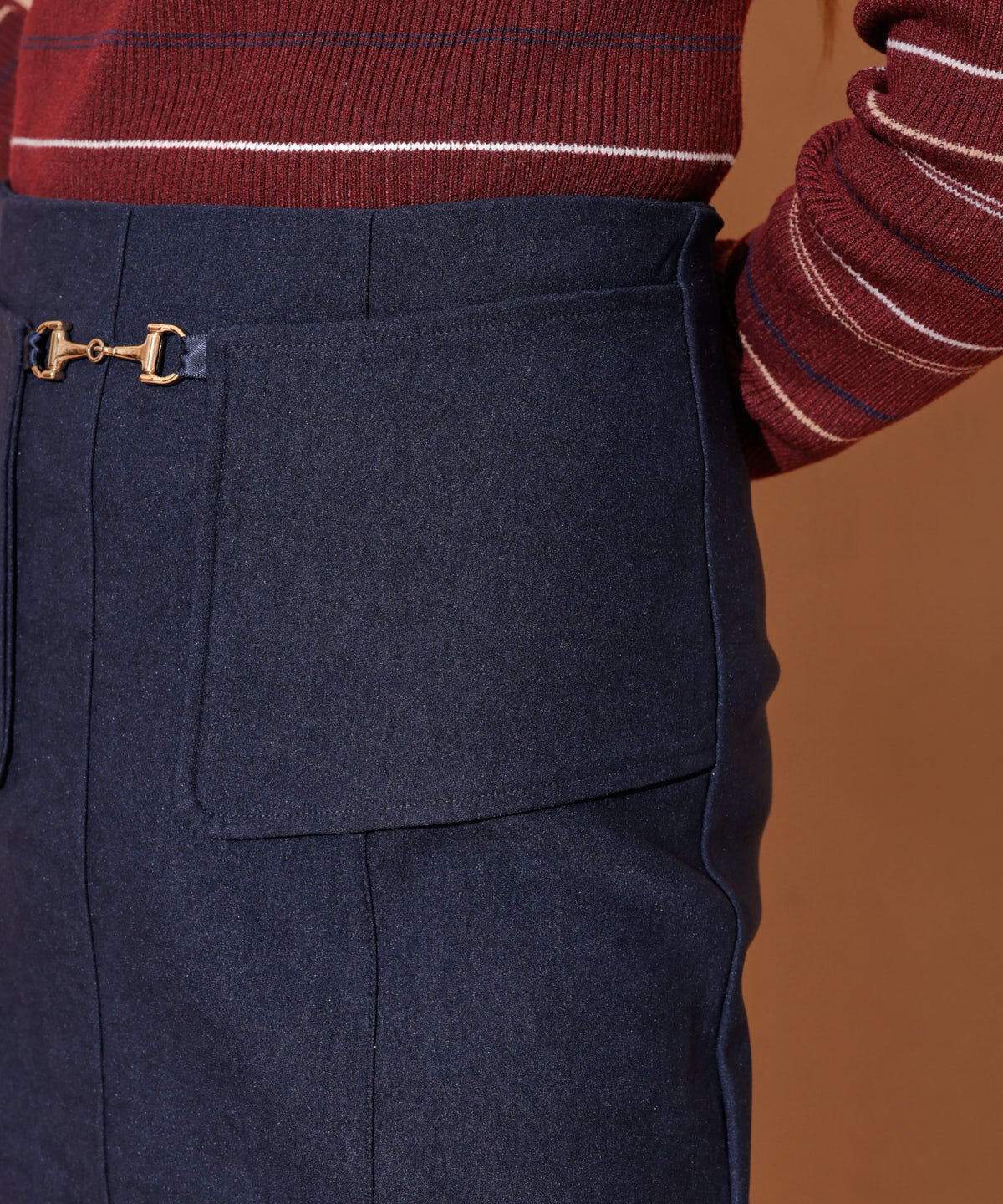 REDYAZEL「ビット付きマーメイドスカート」|タイト|