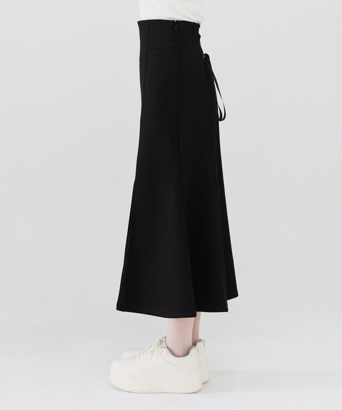 REDYAZEL「ダンボールバックスピンドルロングスカート」|タイト|