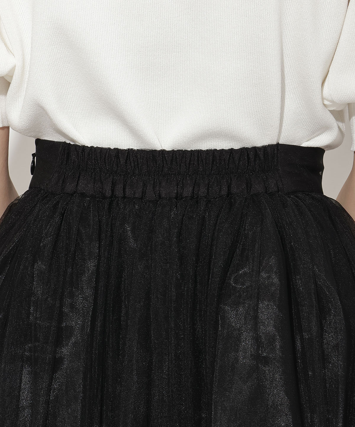 WILLSELECTION「リボンデザインチュールスカート」|フレア|