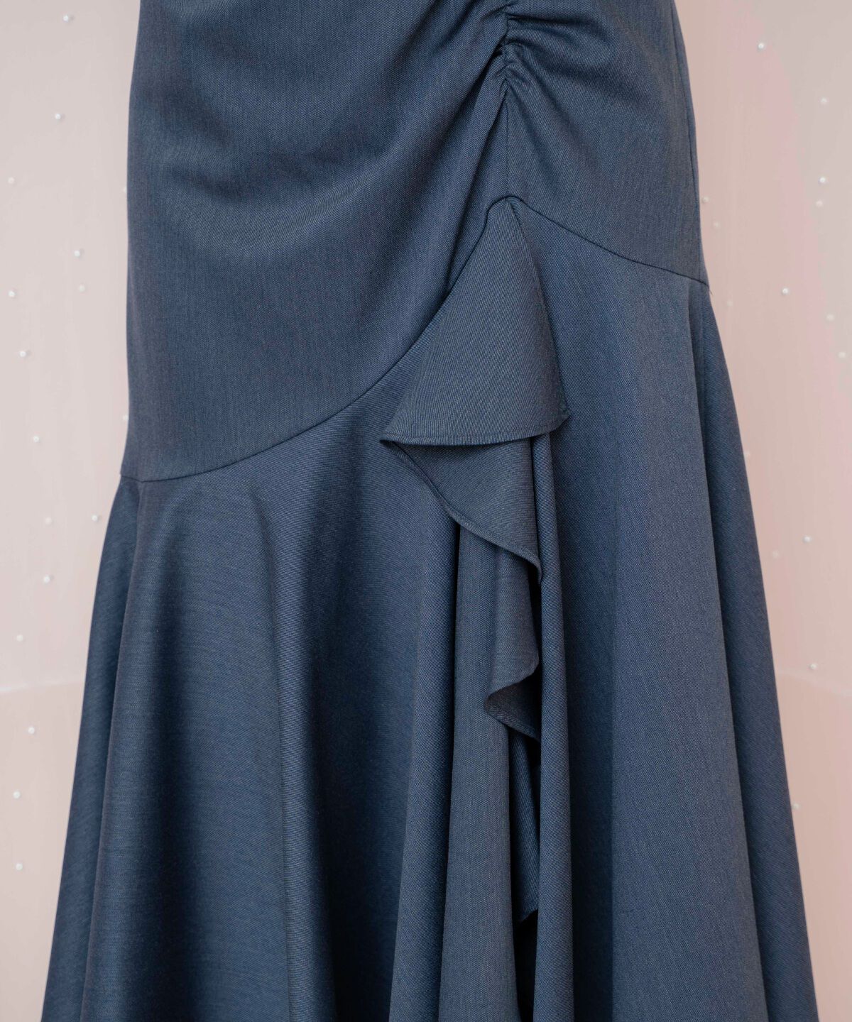 WILLSELECTION「シアーヘムギャザーマーメイドスカート」|フレア|