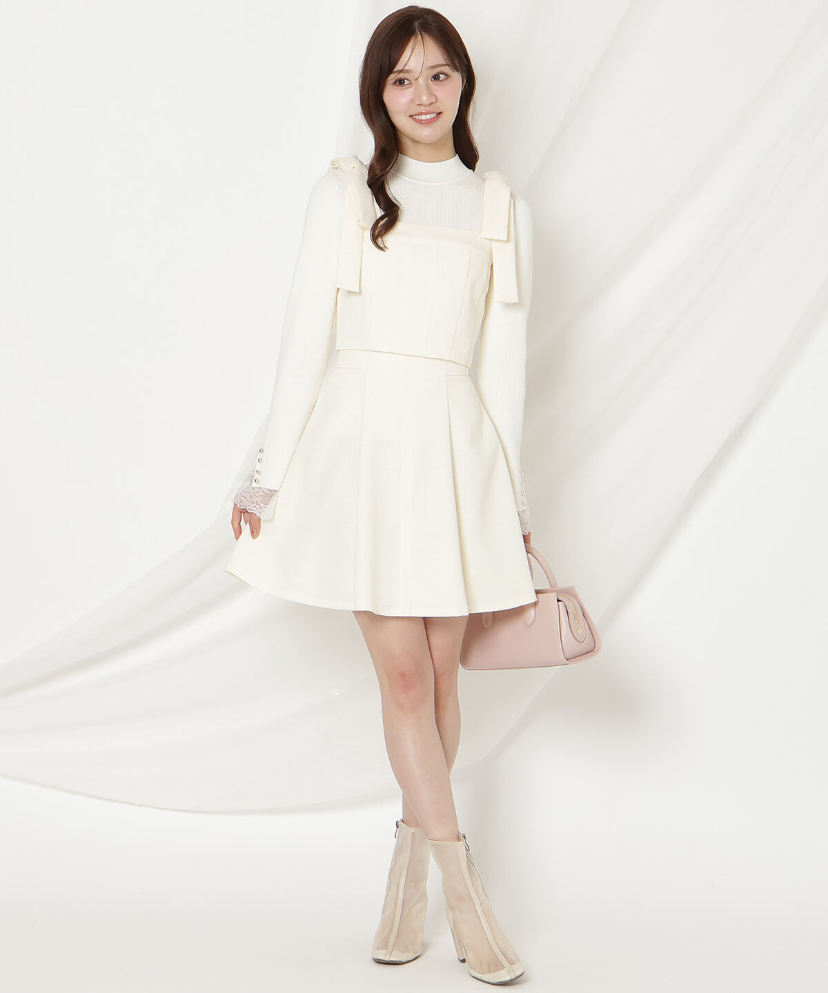 WILLSELECTION「ハイウエストフレアミニスカート」|フレア|オフ