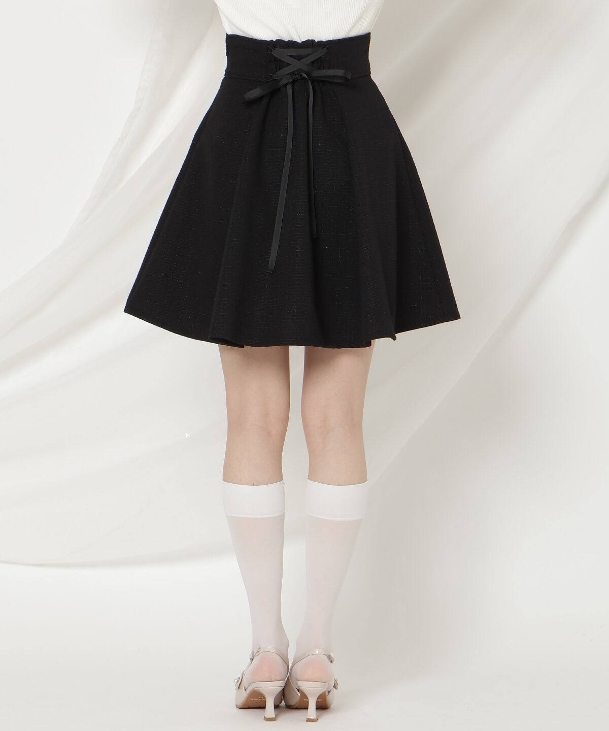 WILLSELECTION「ハイウエストフレアミニスカート」|フレア|