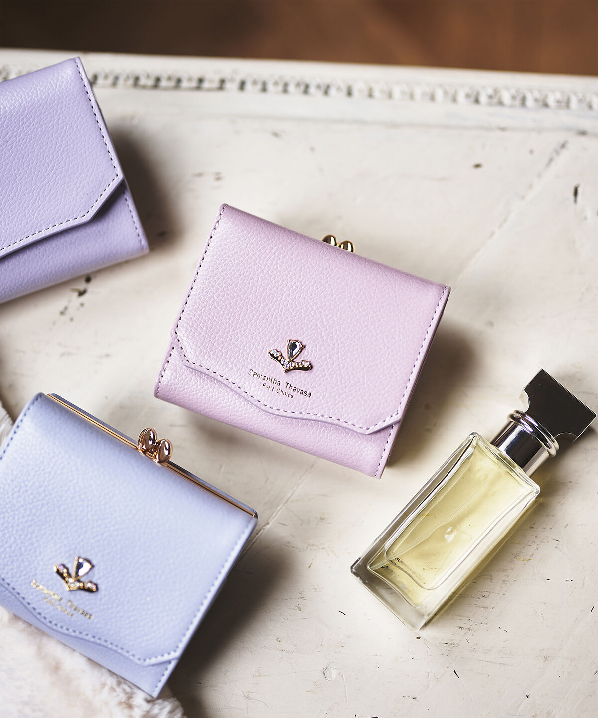 Samantha Thavasa Petit Choice「しずくモチーフ 折財布」|財布|