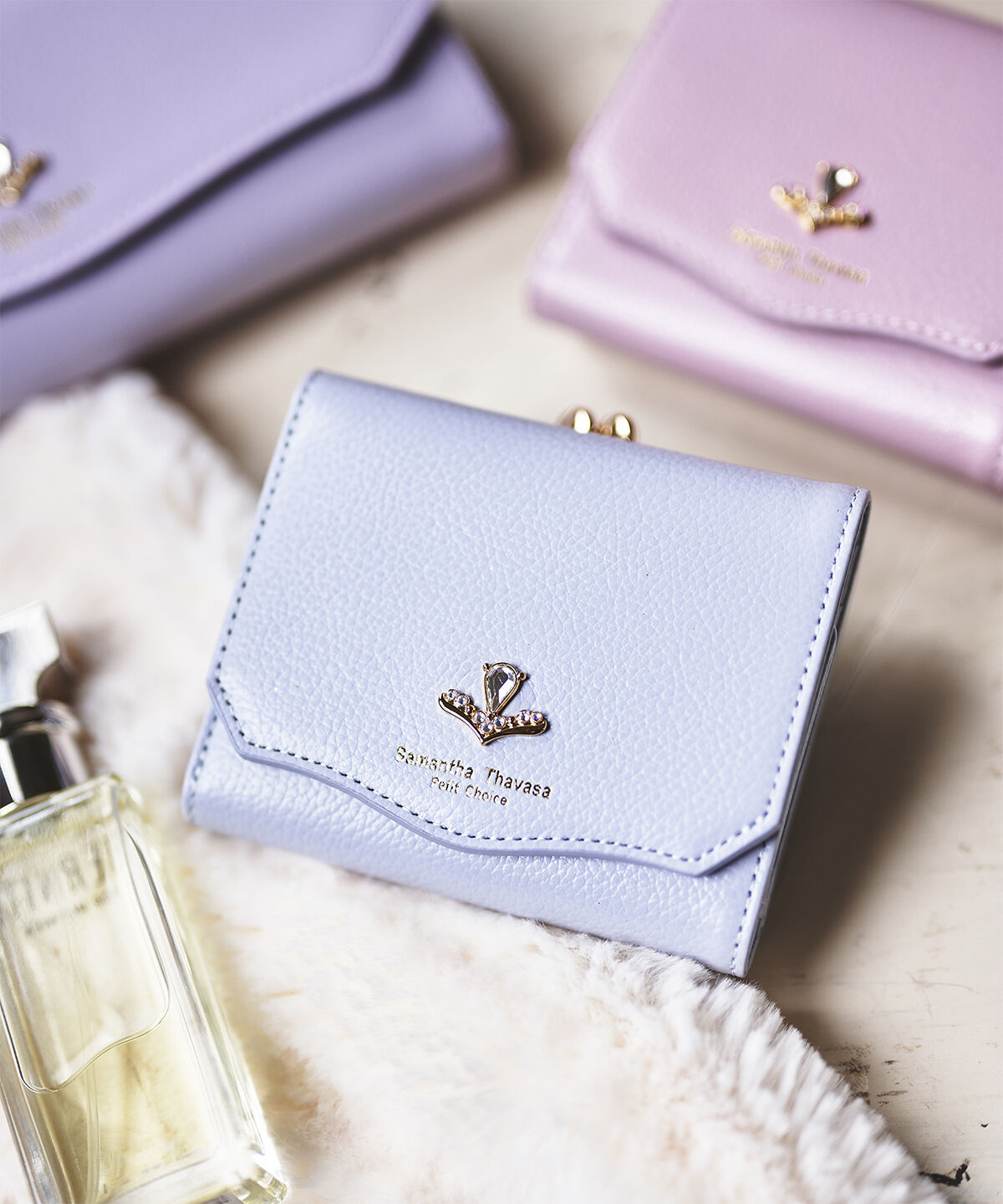 Samantha Thavasa Petit Choice「しずくモチーフ 折財布」|財布|