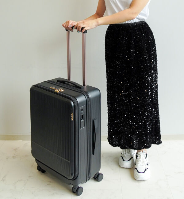 Jewelna Rose「Jewelna Rose エルダートローリー カップホルダー付 51/63リットル 05402」|キャリーケース|