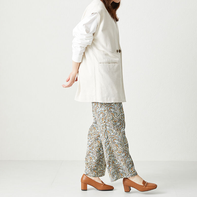 ORiental TRaffic「【跳べるパンプス/シリーズ累計１５０万足突破】ビットモチーフ/R-3207 ヒール ローファー」|パンプス|