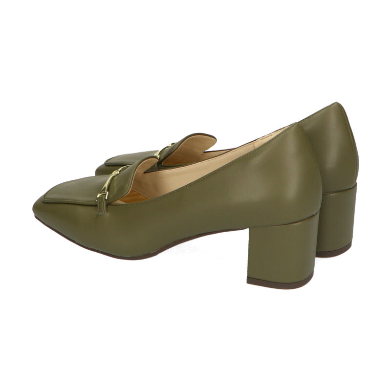 ORiental TRaffic「【跳べるパンプス/シリーズ累計１５０万足突破】ビットモチーフ/R-3207 ヒール ローファー」|パンプス|